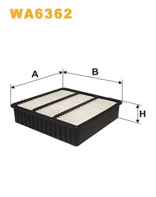 WIX FILTERS wa6362 -  Воздушный фильтр